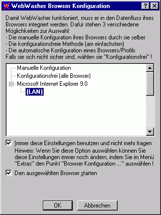 WebWasher - Einstellungen 5
