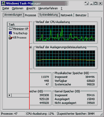 STRG + ALT + ENTF - XP